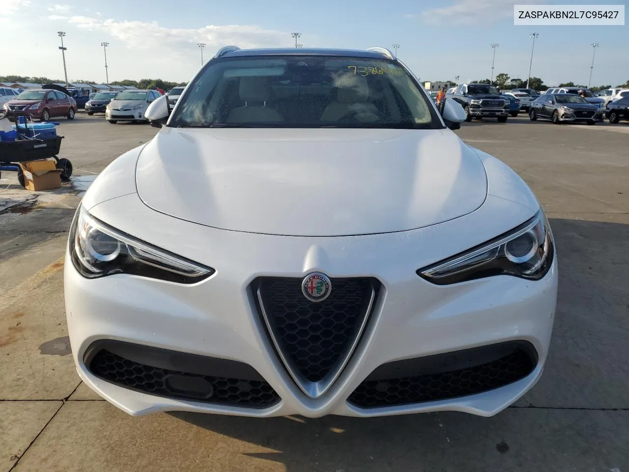 2020 Alfa Romeo Stelvio Ti VIN: ZASPAKBN2L7C95427 Lot: 73869064