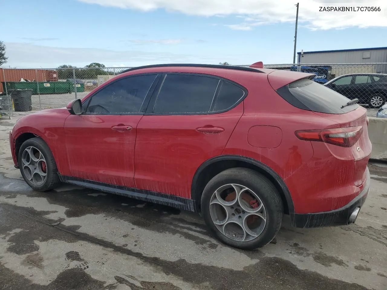 2020 Alfa Romeo Stelvio Ti VIN: ZASPAKBN1L7C70566 Lot: 78617154