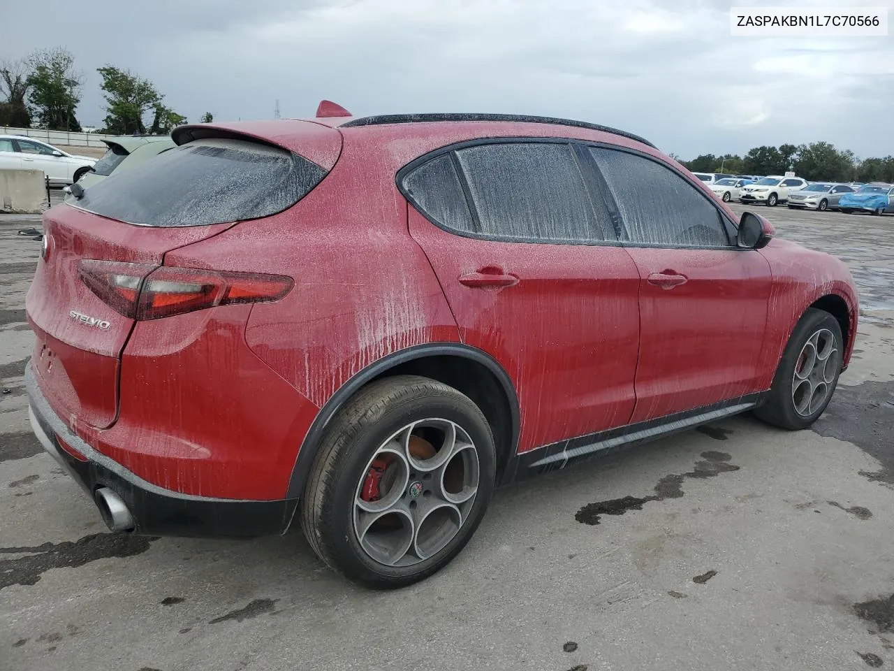 2020 Alfa Romeo Stelvio Ti VIN: ZASPAKBN1L7C70566 Lot: 78617154