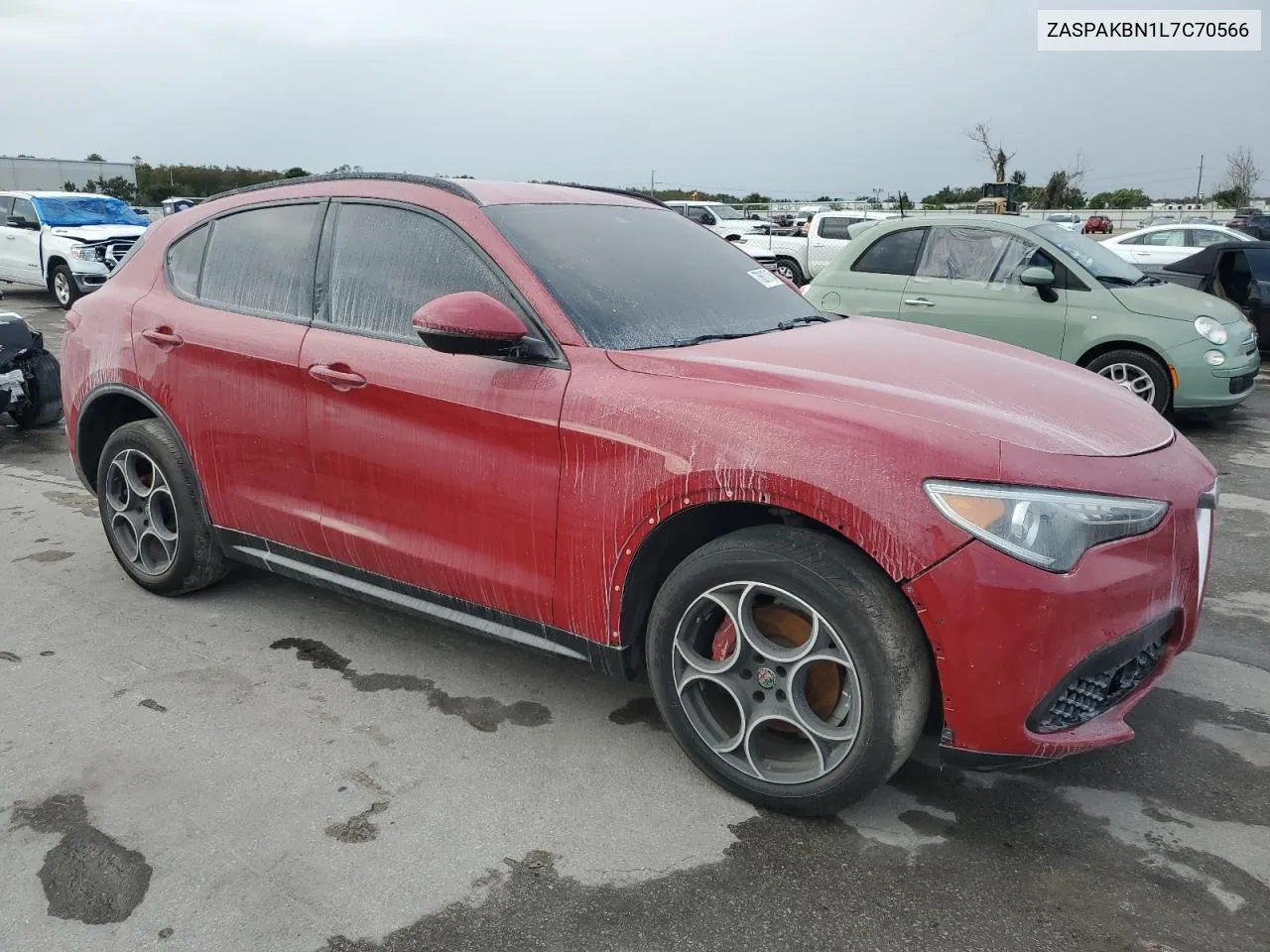 2020 Alfa Romeo Stelvio Ti VIN: ZASPAKBN1L7C70566 Lot: 78617154