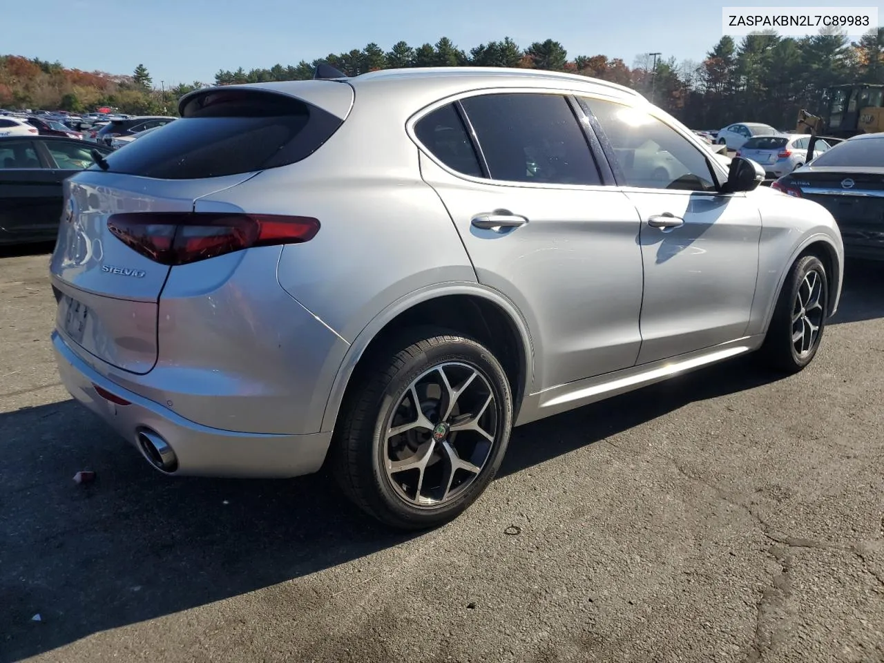 2020 Alfa Romeo Stelvio Ti VIN: ZASPAKBN2L7C89983 Lot: 79204474