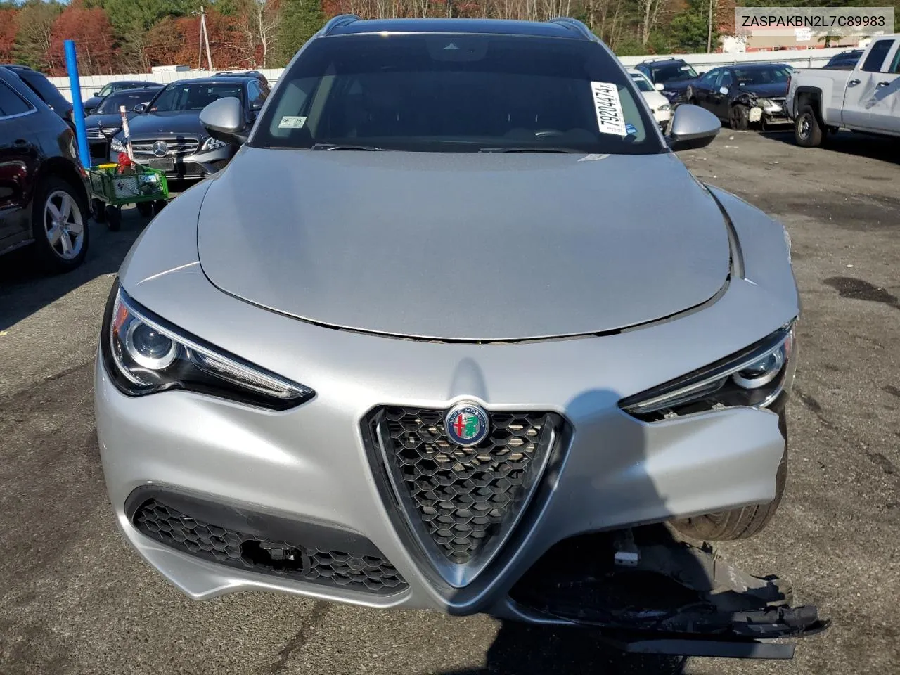 2020 Alfa Romeo Stelvio Ti VIN: ZASPAKBN2L7C89983 Lot: 79204474