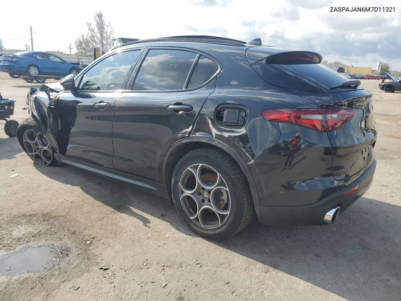 2021 Alfa Romeo Stelvio Sport VIN: ZASPAJAN6M7D11321 Lot: 66558944