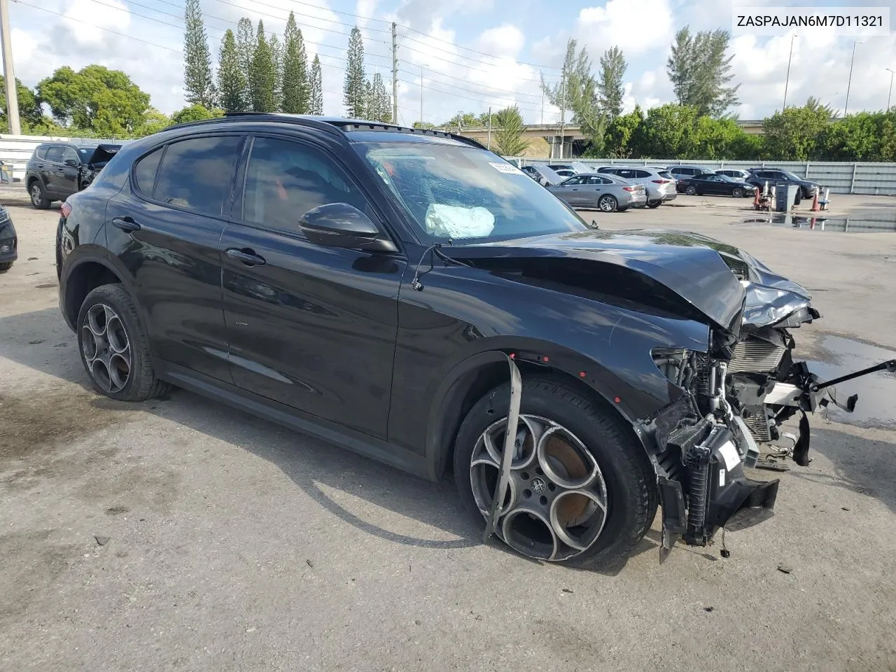 2021 Alfa Romeo Stelvio Sport VIN: ZASPAJAN6M7D11321 Lot: 66558944