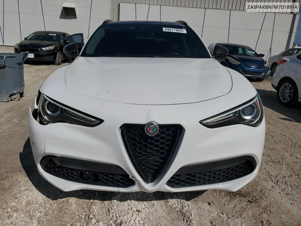 2021 Alfa Romeo Stelvio Ti VIN: ZASPAKBN7M7D18914 Lot: 69677884