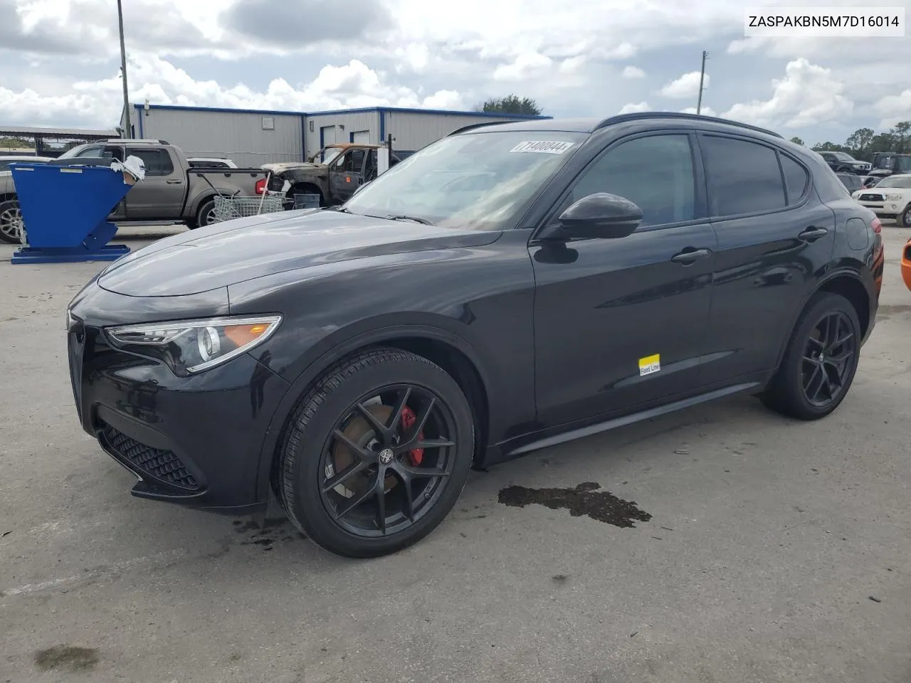 2021 Alfa Romeo Stelvio Ti VIN: ZASPAKBN5M7D16014 Lot: 71400844