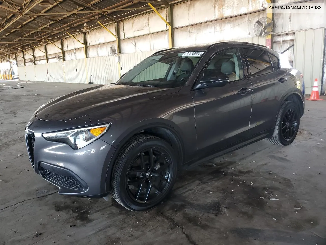 2021 Alfa Romeo Stelvio Sport VIN: ZASPAJAN4M7D08983 Lot: 71478694