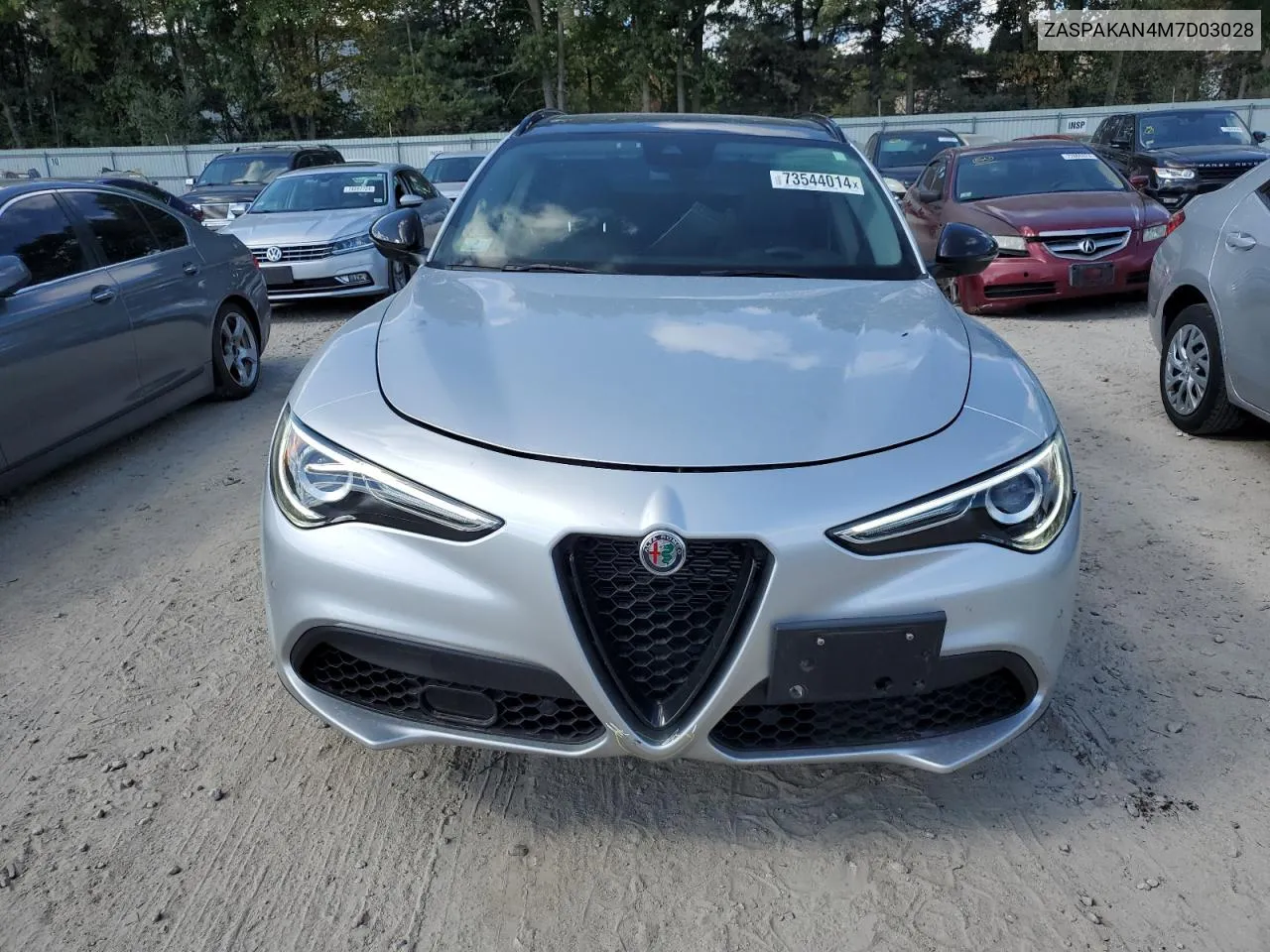 2021 Alfa Romeo Stelvio Sport VIN: ZASPAKAN4M7D03028 Lot: 73544014