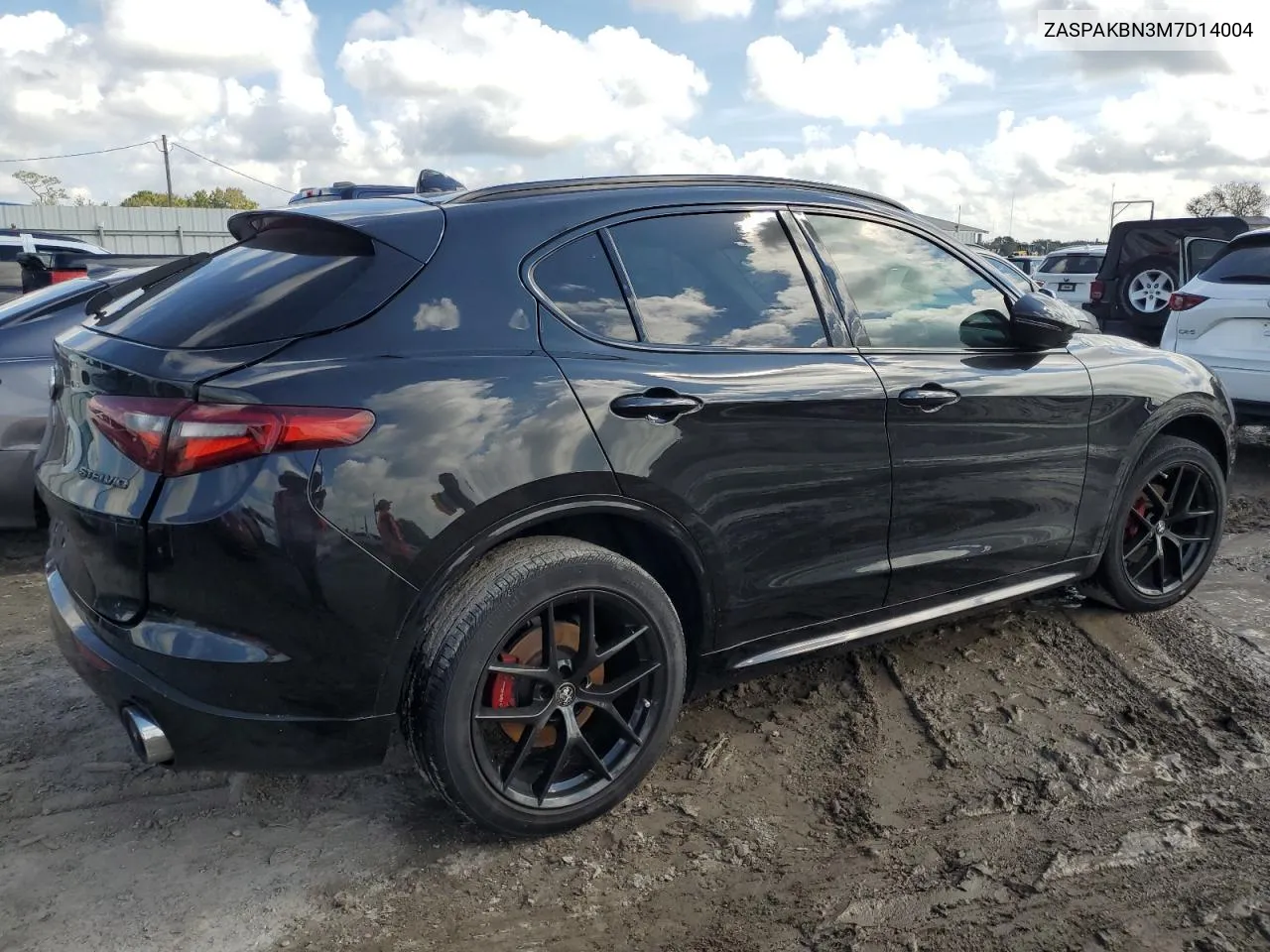 2021 Alfa Romeo Stelvio Ti VIN: ZASPAKBN3M7D14004 Lot: 73856044