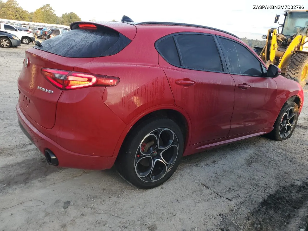 2021 Alfa Romeo Stelvio Ti VIN: ZASPAKBN2M7D02796 Lot: 74007344