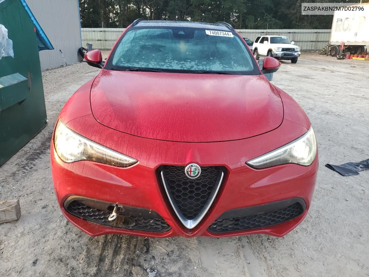 2021 Alfa Romeo Stelvio Ti VIN: ZASPAKBN2M7D02796 Lot: 74007344