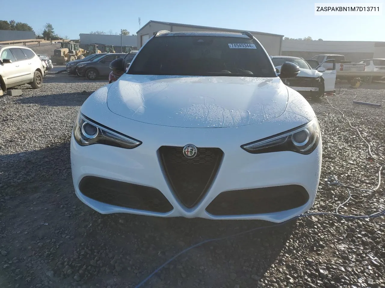 2021 Alfa Romeo Stelvio Ti VIN: ZASPAKBN1M7D13711 Lot: 74949344