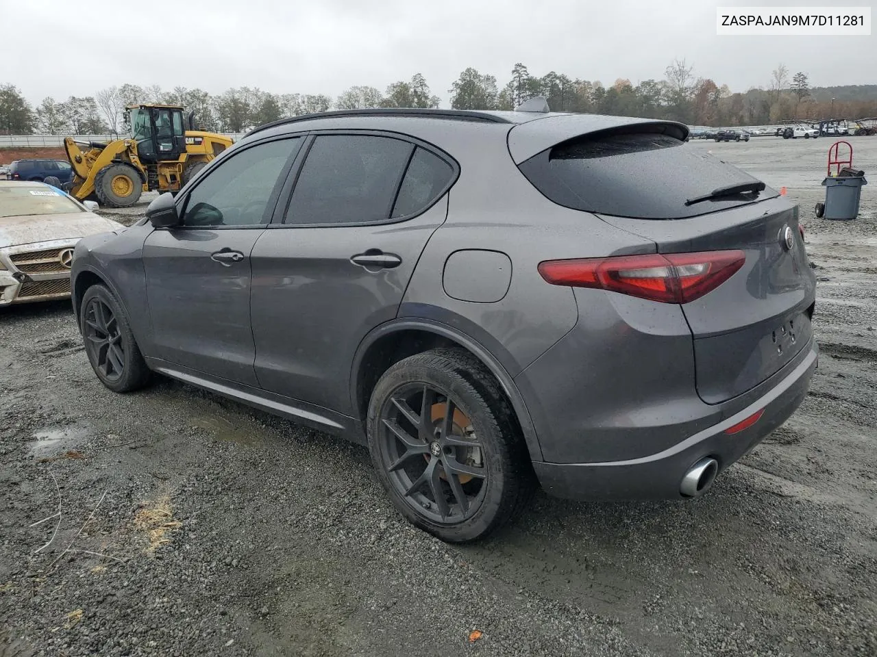 2021 Alfa Romeo Stelvio Sport VIN: ZASPAJAN9M7D11281 Lot: 76847294