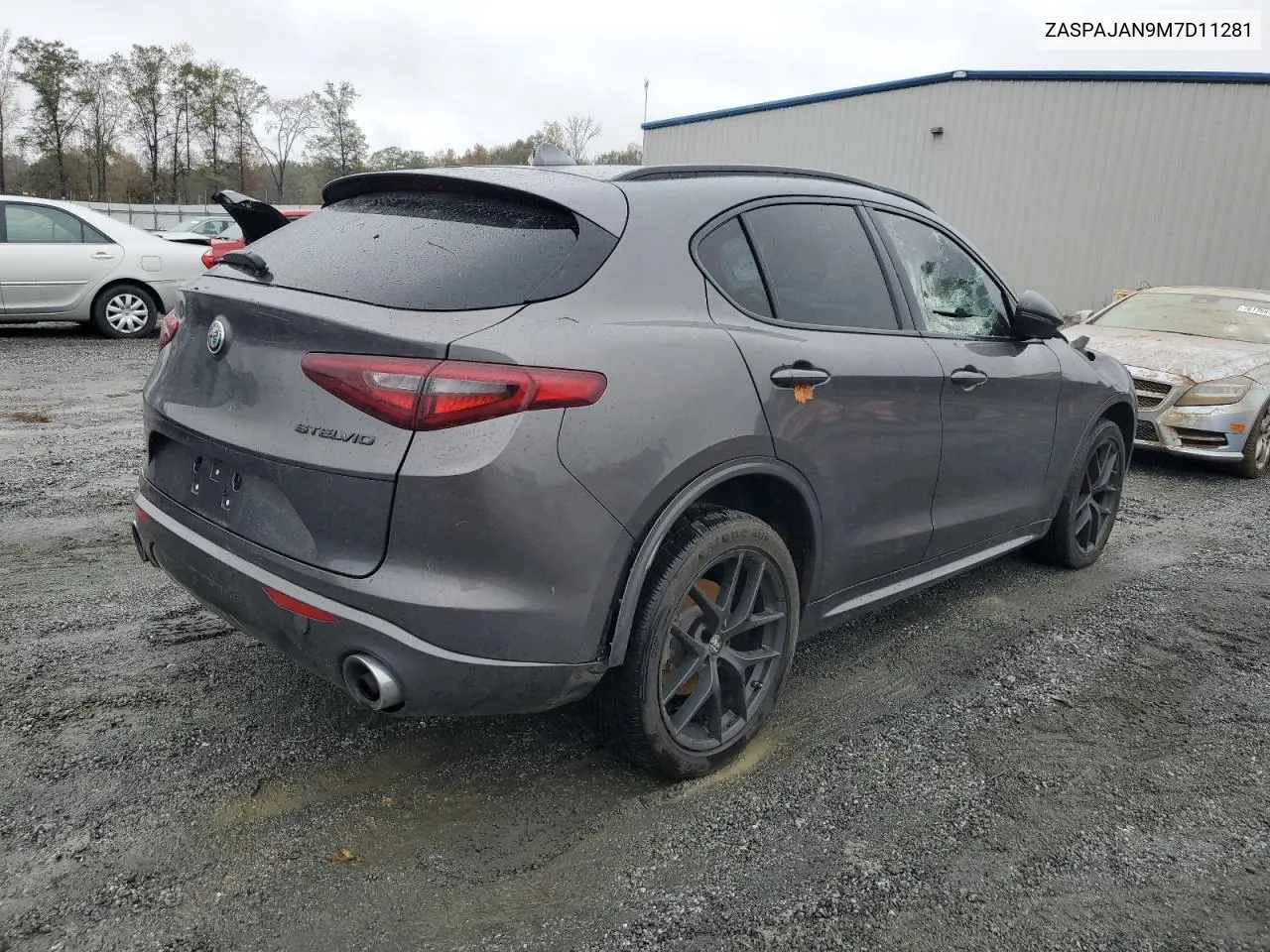 2021 Alfa Romeo Stelvio Sport VIN: ZASPAJAN9M7D11281 Lot: 76847294