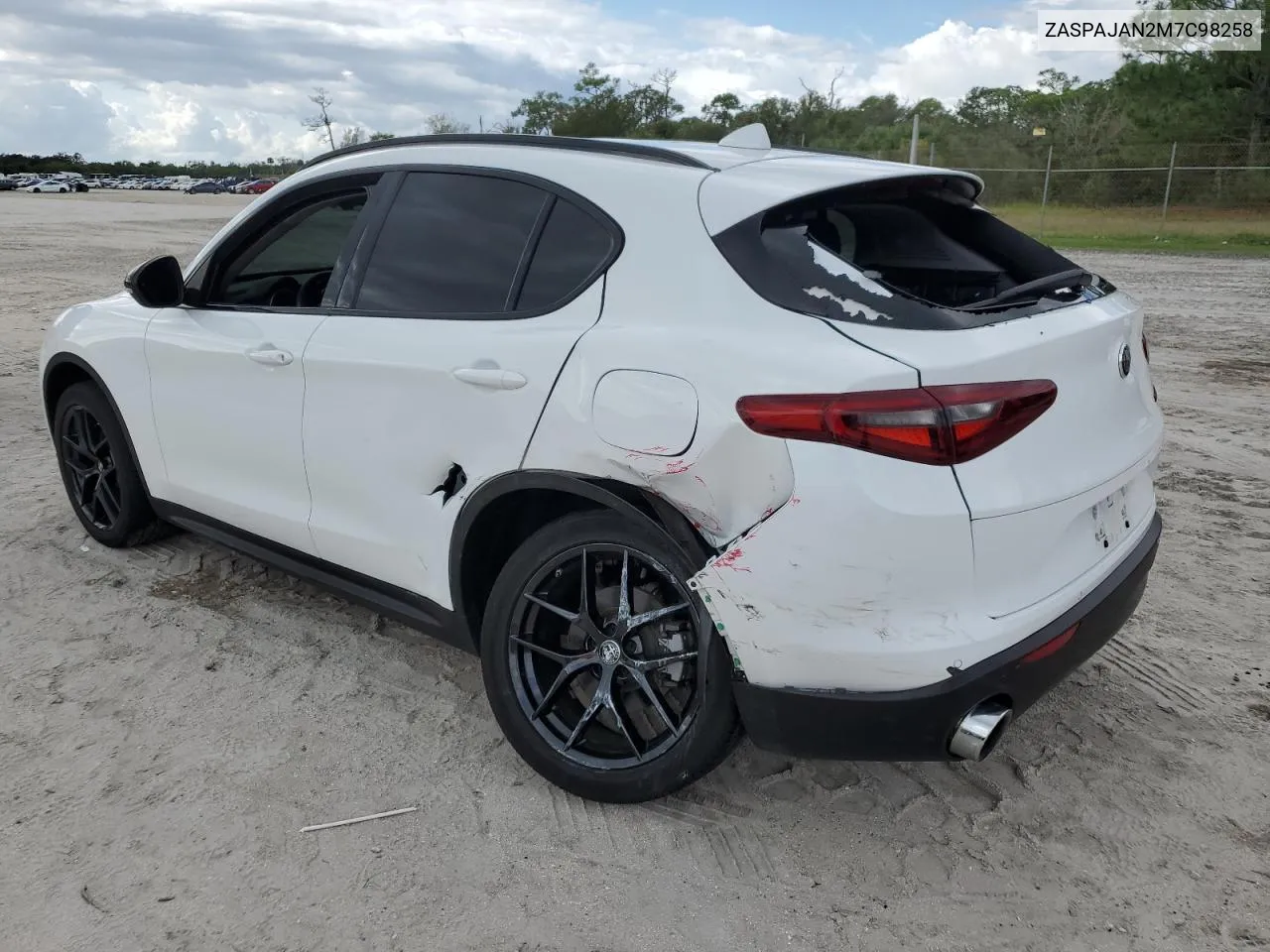 2021 Alfa Romeo Stelvio Sport VIN: ZASPAJAN2M7C98258 Lot: 78013284