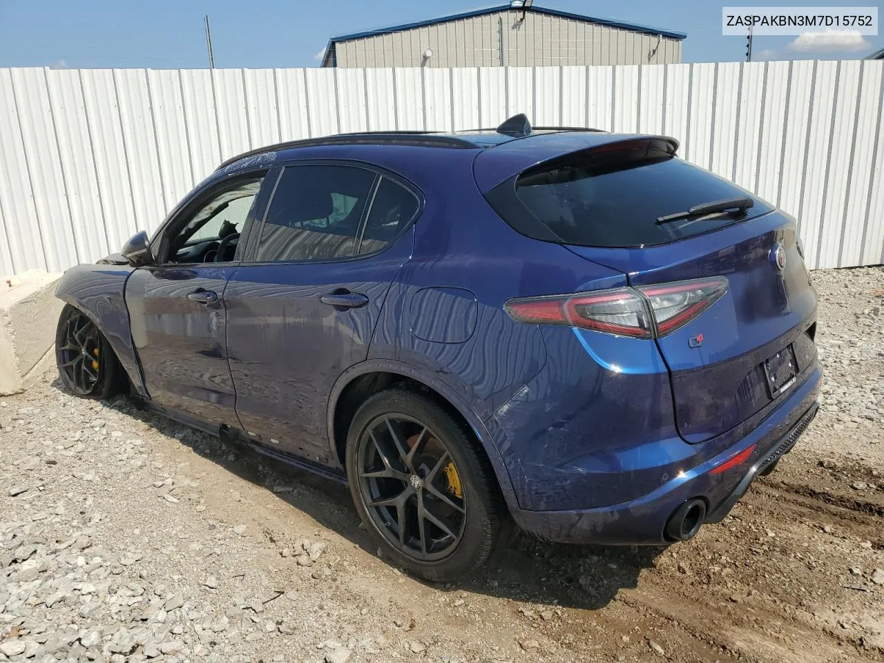 2021 Alfa Romeo Stelvio Ti VIN: ZASPAKBN3M7D15752 Lot: 79108344