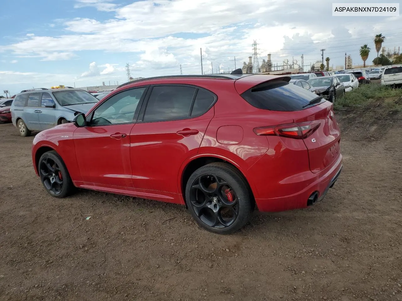 2022 Alfa Romeo Stelvio Ti VIN: ASPAKBNXN7D24109 Lot: 61717184