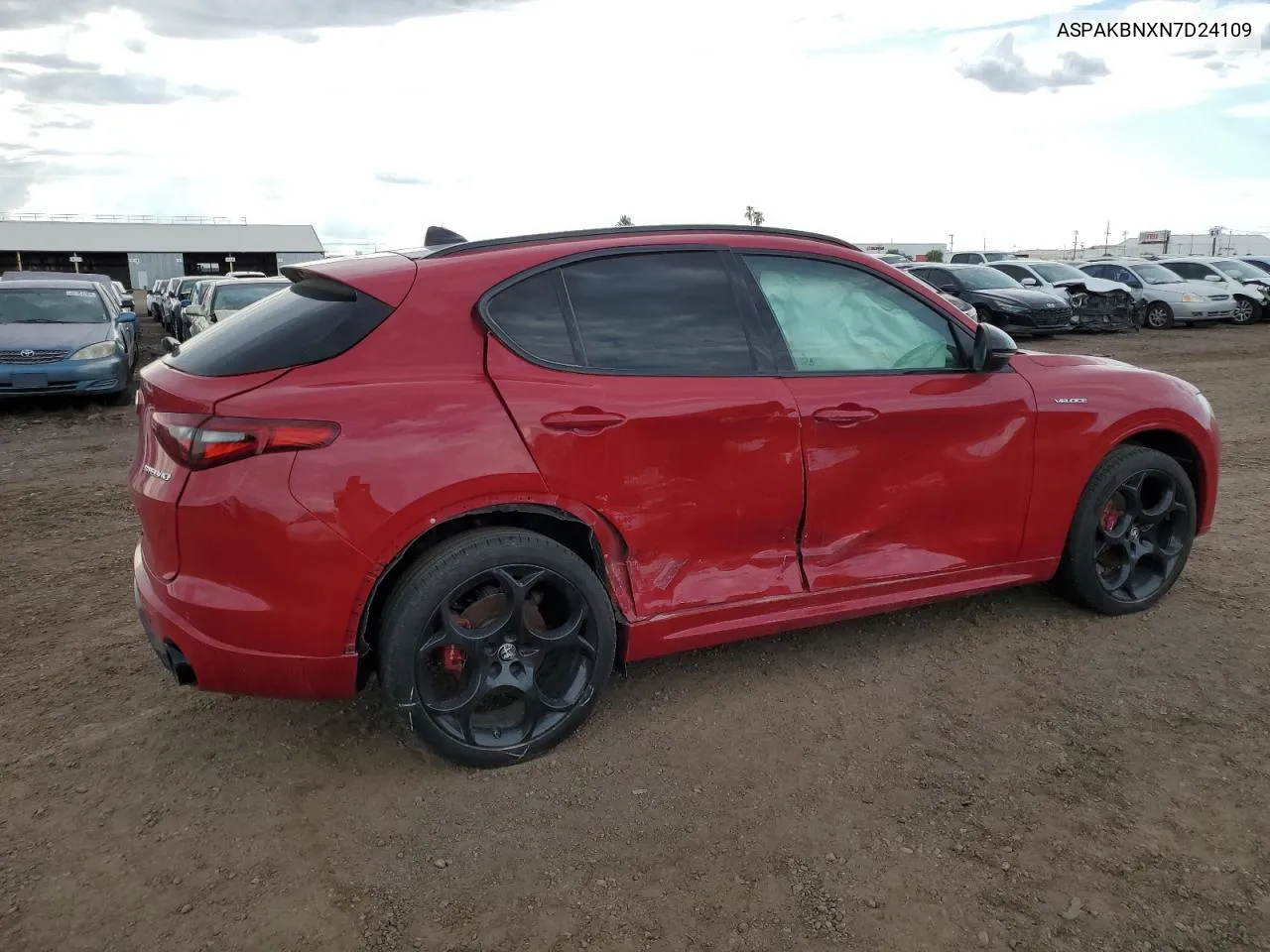 2022 Alfa Romeo Stelvio Ti VIN: ASPAKBNXN7D24109 Lot: 61717184