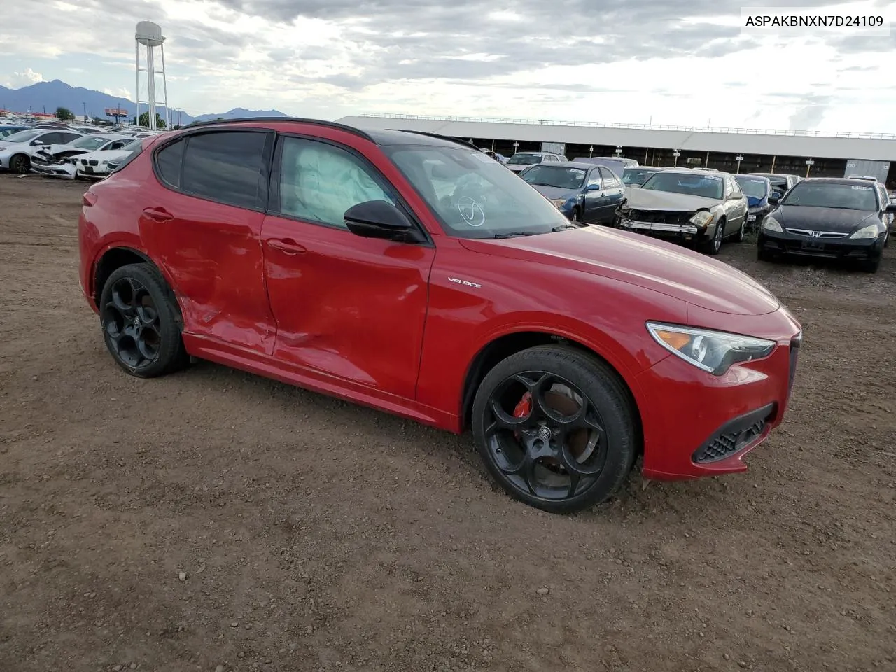 2022 Alfa Romeo Stelvio Ti VIN: ASPAKBNXN7D24109 Lot: 61717184