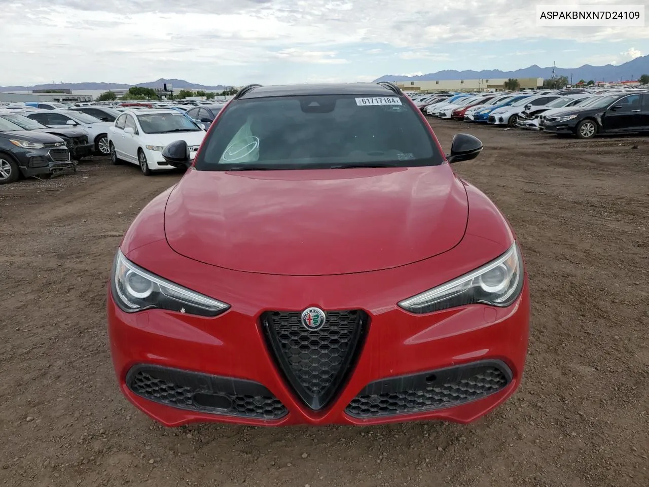 2022 Alfa Romeo Stelvio Ti VIN: ASPAKBNXN7D24109 Lot: 61717184