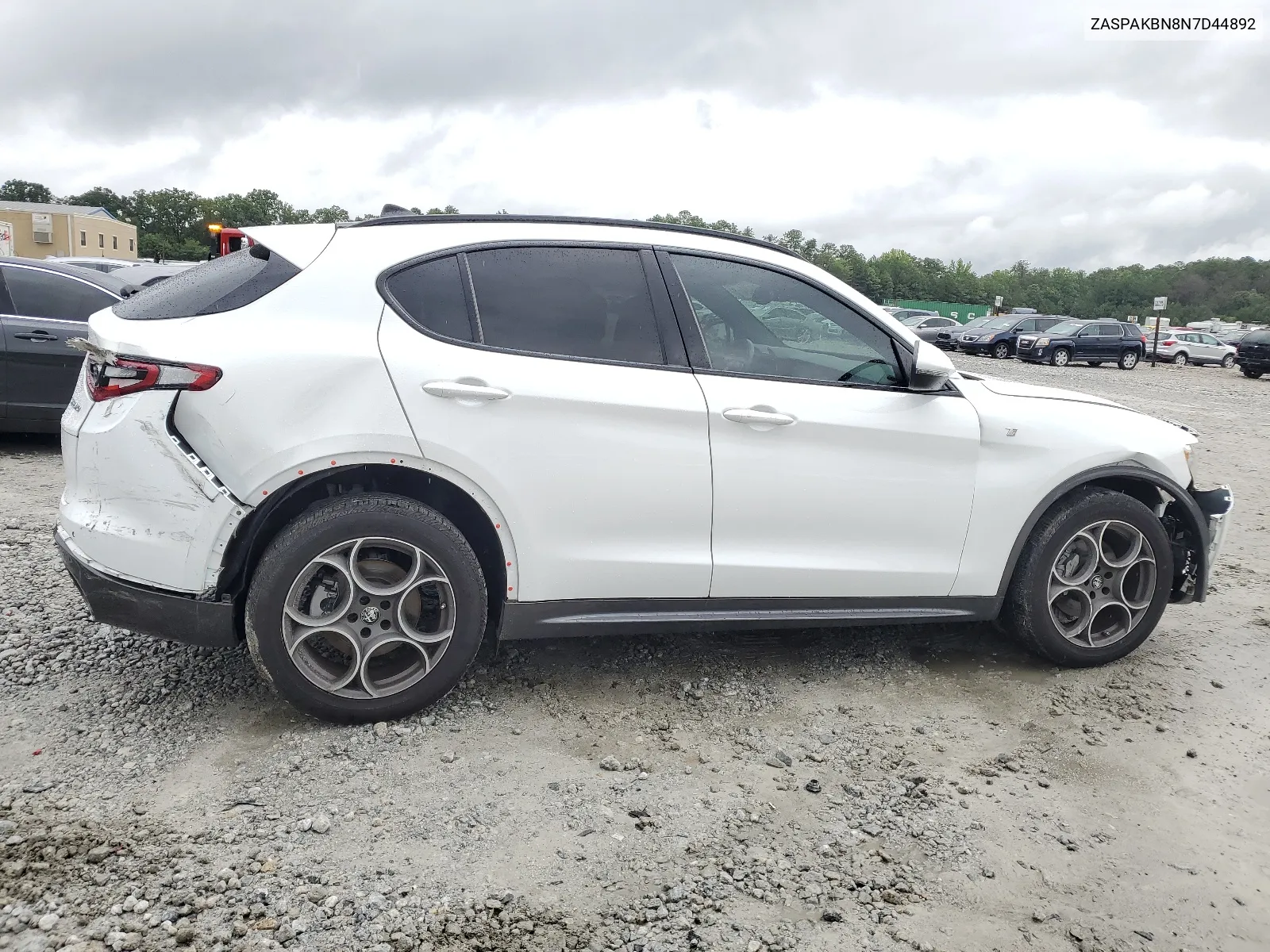 2022 Alfa Romeo Stelvio Ti VIN: ZASPAKBN8N7D44892 Lot: 64206424