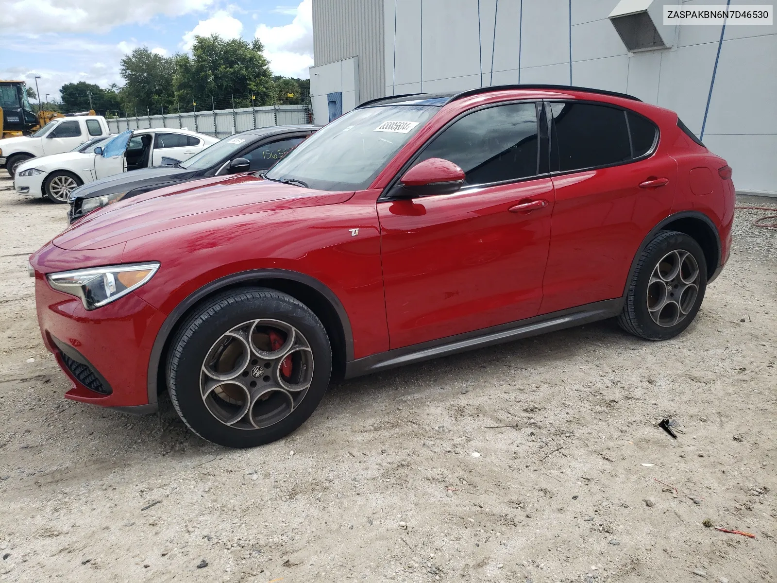 2022 Alfa Romeo Stelvio Ti VIN: ZASPAKBN6N7D46530 Lot: 65805604