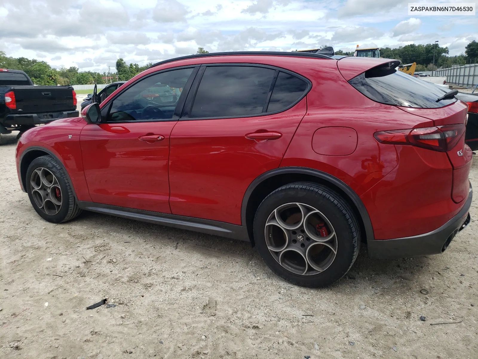 2022 Alfa Romeo Stelvio Ti VIN: ZASPAKBN6N7D46530 Lot: 65805604