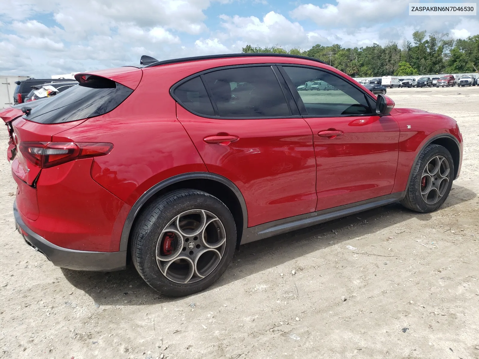 2022 Alfa Romeo Stelvio Ti VIN: ZASPAKBN6N7D46530 Lot: 65805604