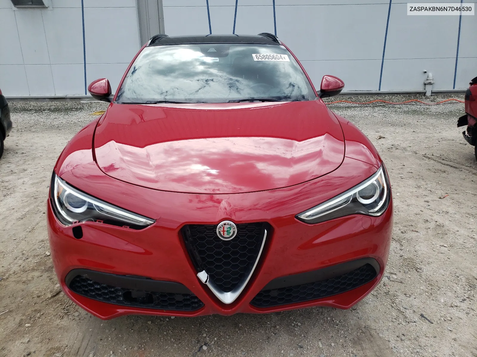 2022 Alfa Romeo Stelvio Ti VIN: ZASPAKBN6N7D46530 Lot: 65805604