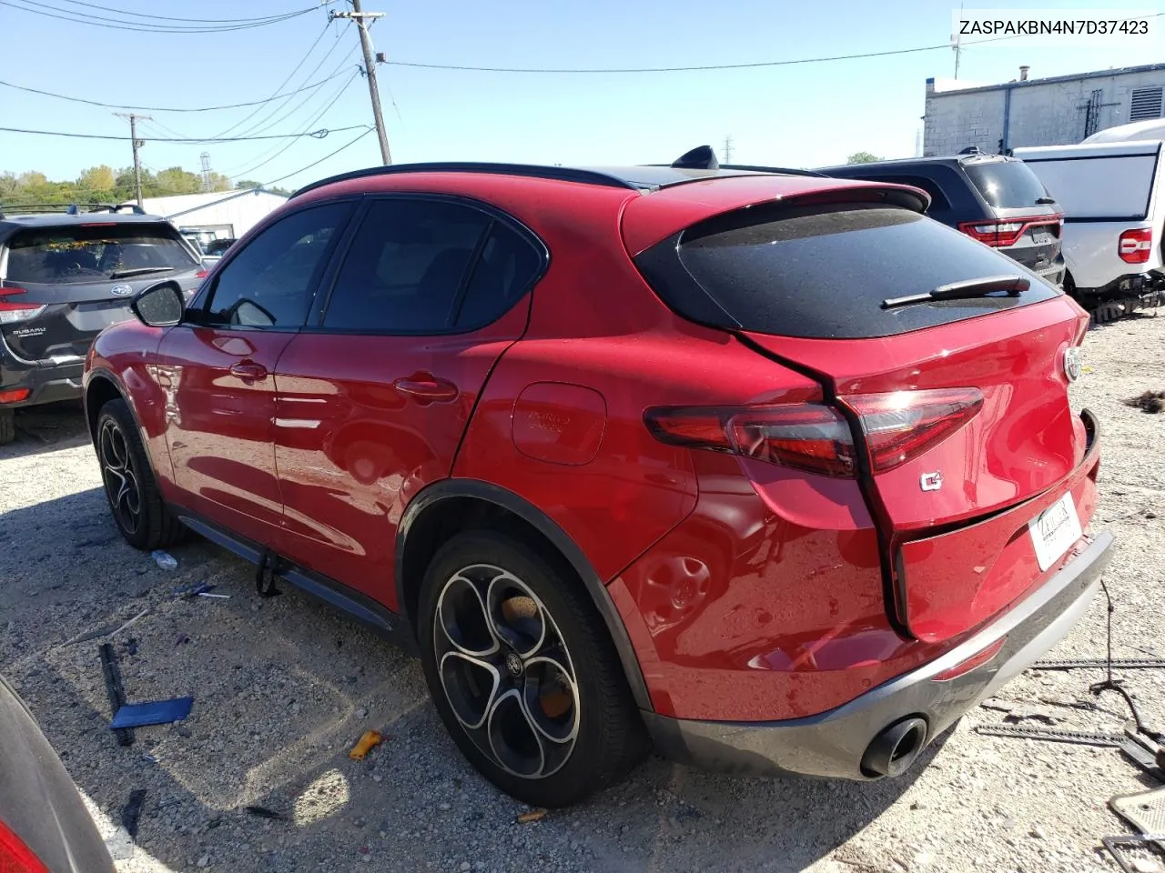 2022 Alfa Romeo Stelvio Ti VIN: ZASPAKBN4N7D37423 Lot: 67917714