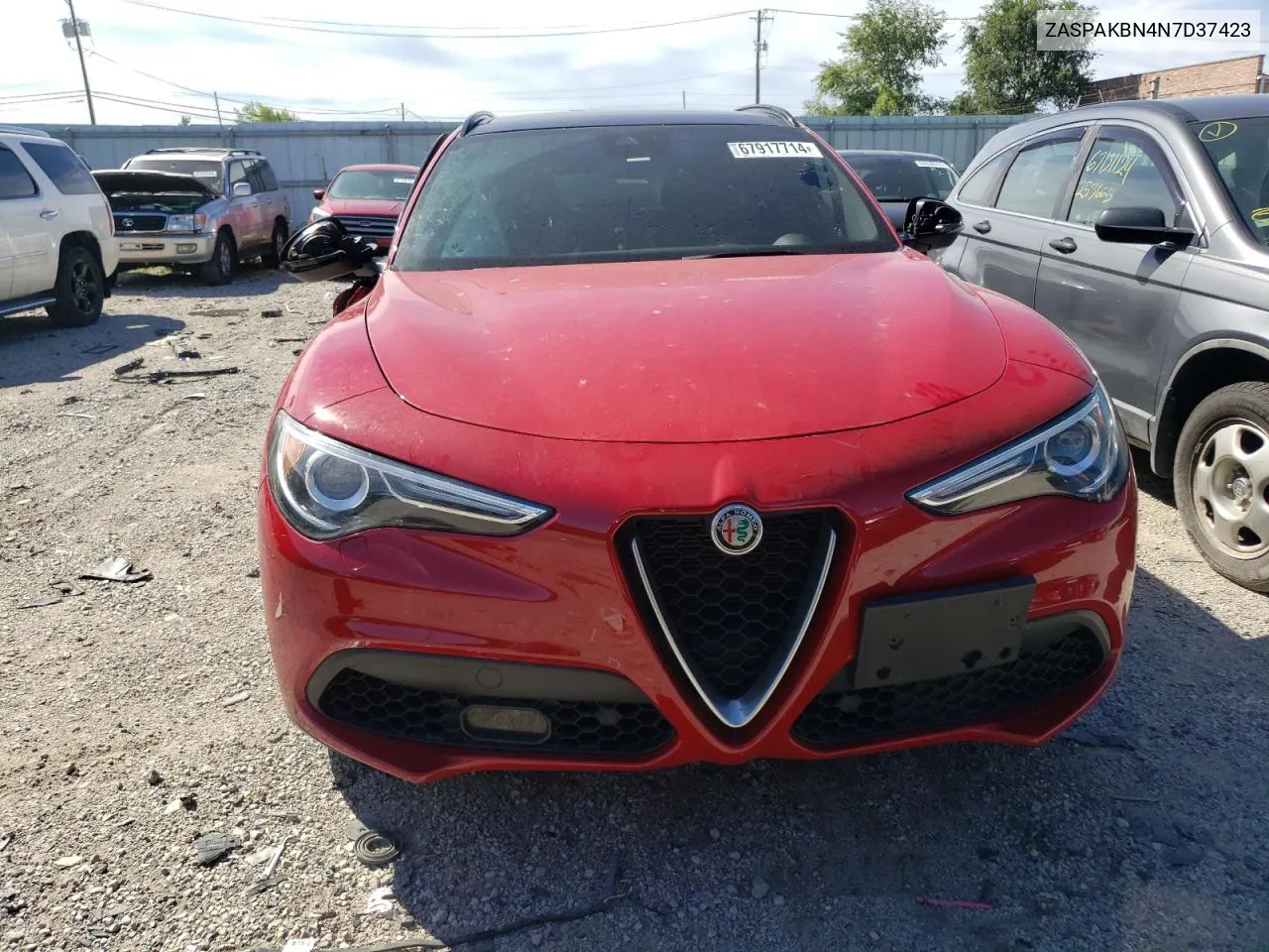 2022 Alfa Romeo Stelvio Ti VIN: ZASPAKBN4N7D37423 Lot: 67917714