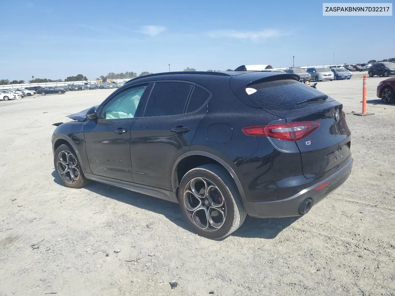 2022 Alfa Romeo Stelvio Ti VIN: ZASPAKBN9N7D32217 Lot: 72636764