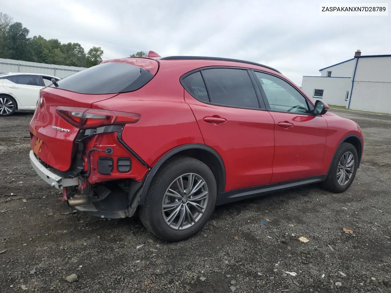 2022 Alfa Romeo Stelvio VIN: ZASPAKANXN7D28789 Lot: 73126194