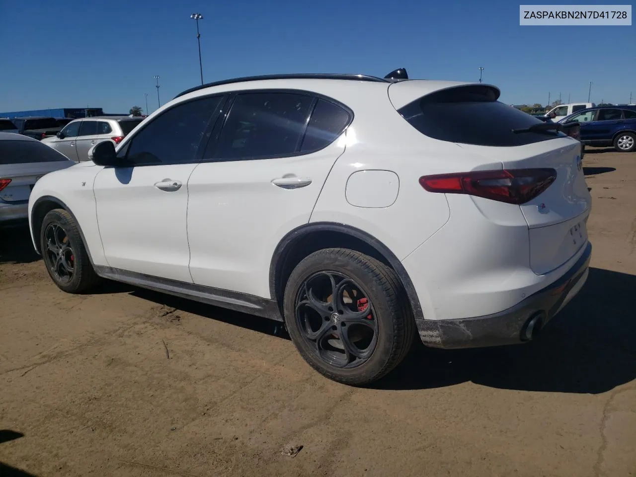 2022 Alfa Romeo Stelvio Ti VIN: ZASPAKBN2N7D41728 Lot: 74604664