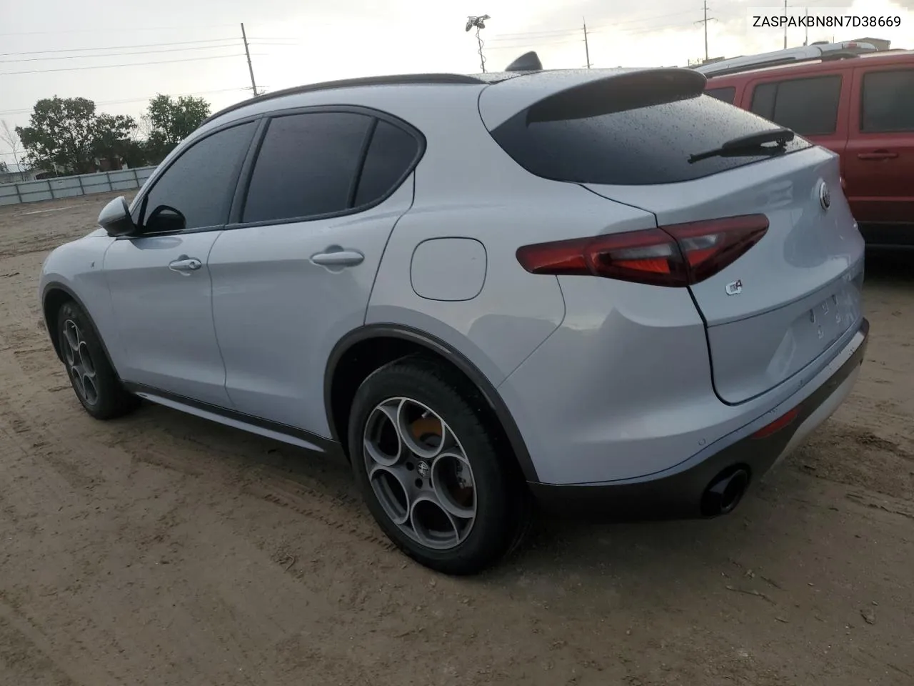 2022 Alfa Romeo Stelvio Ti VIN: ZASPAKBN8N7D38669 Lot: 74676294