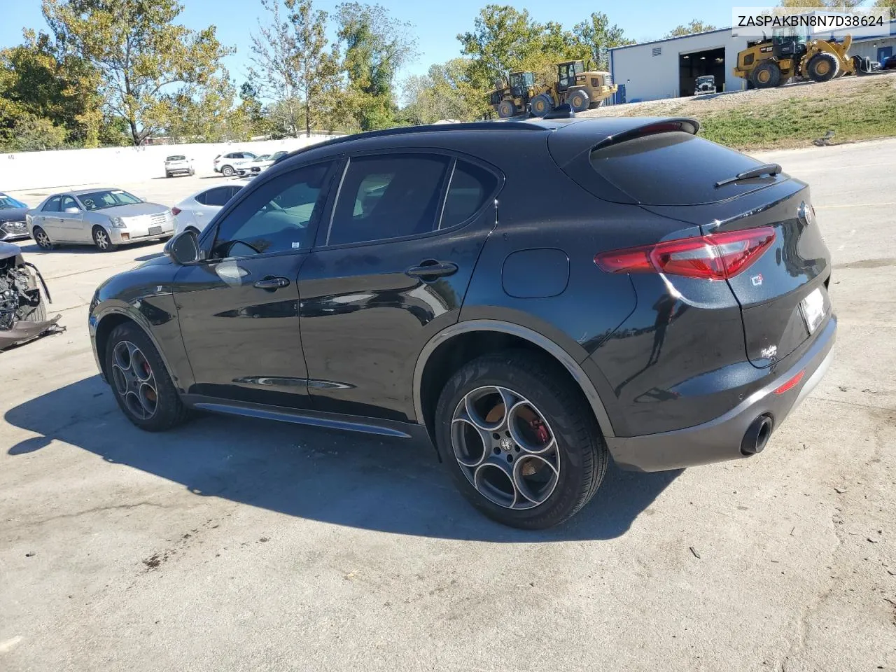 2022 Alfa Romeo Stelvio Ti VIN: ZASPAKBN8N7D38624 Lot: 75230204