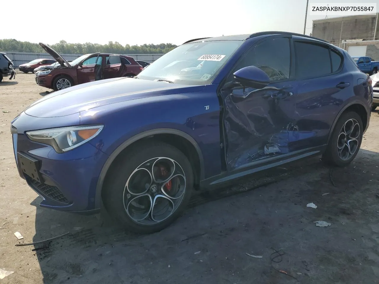 2023 Alfa Romeo Stelvio Ti VIN: ZASPAKBNXP7D55847 Lot: 68954174