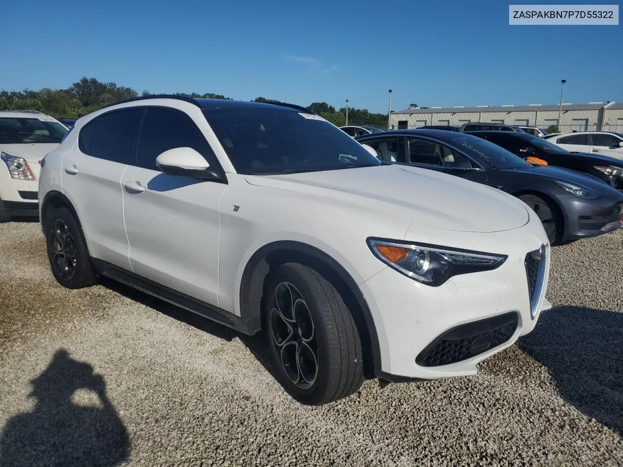 2023 Alfa Romeo Stelvio Ti VIN: ZASPAKBN7P7D55322 Lot: 74137174