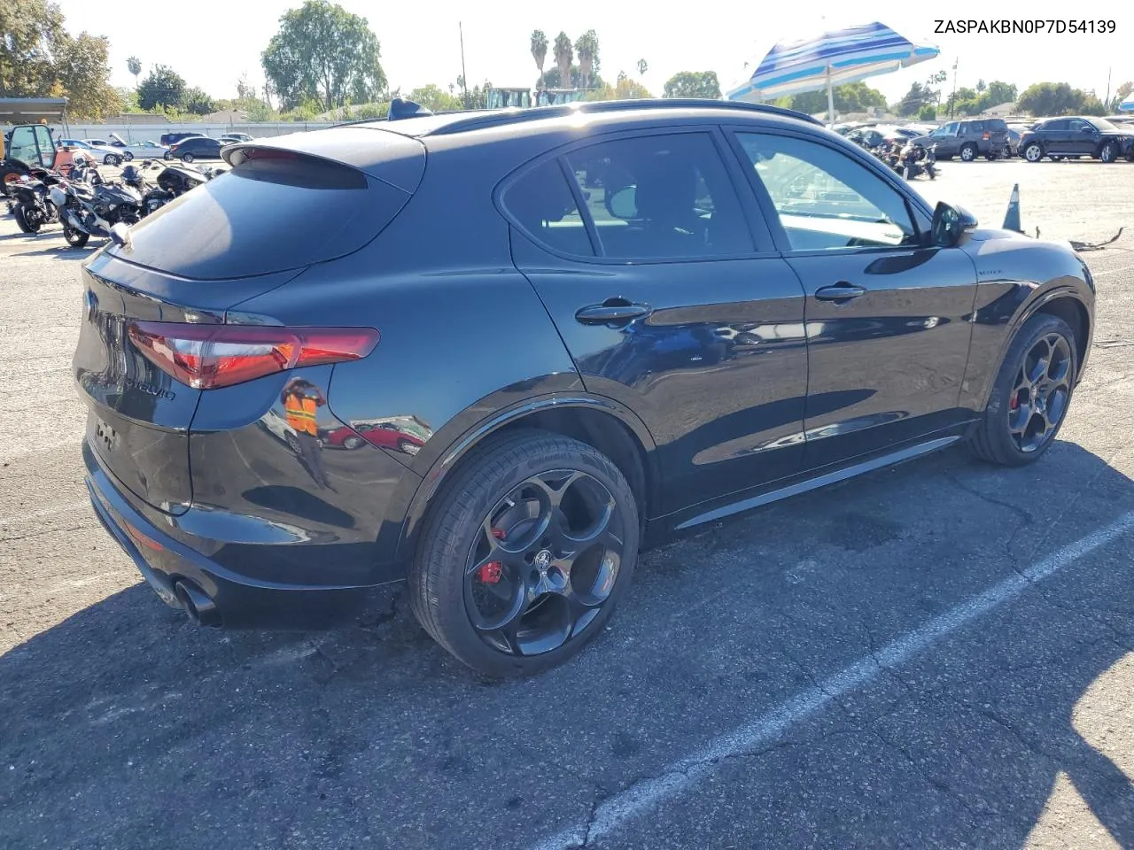 2023 Alfa Romeo Stelvio Ti VIN: ZASPAKBN0P7D54139 Lot: 78093184