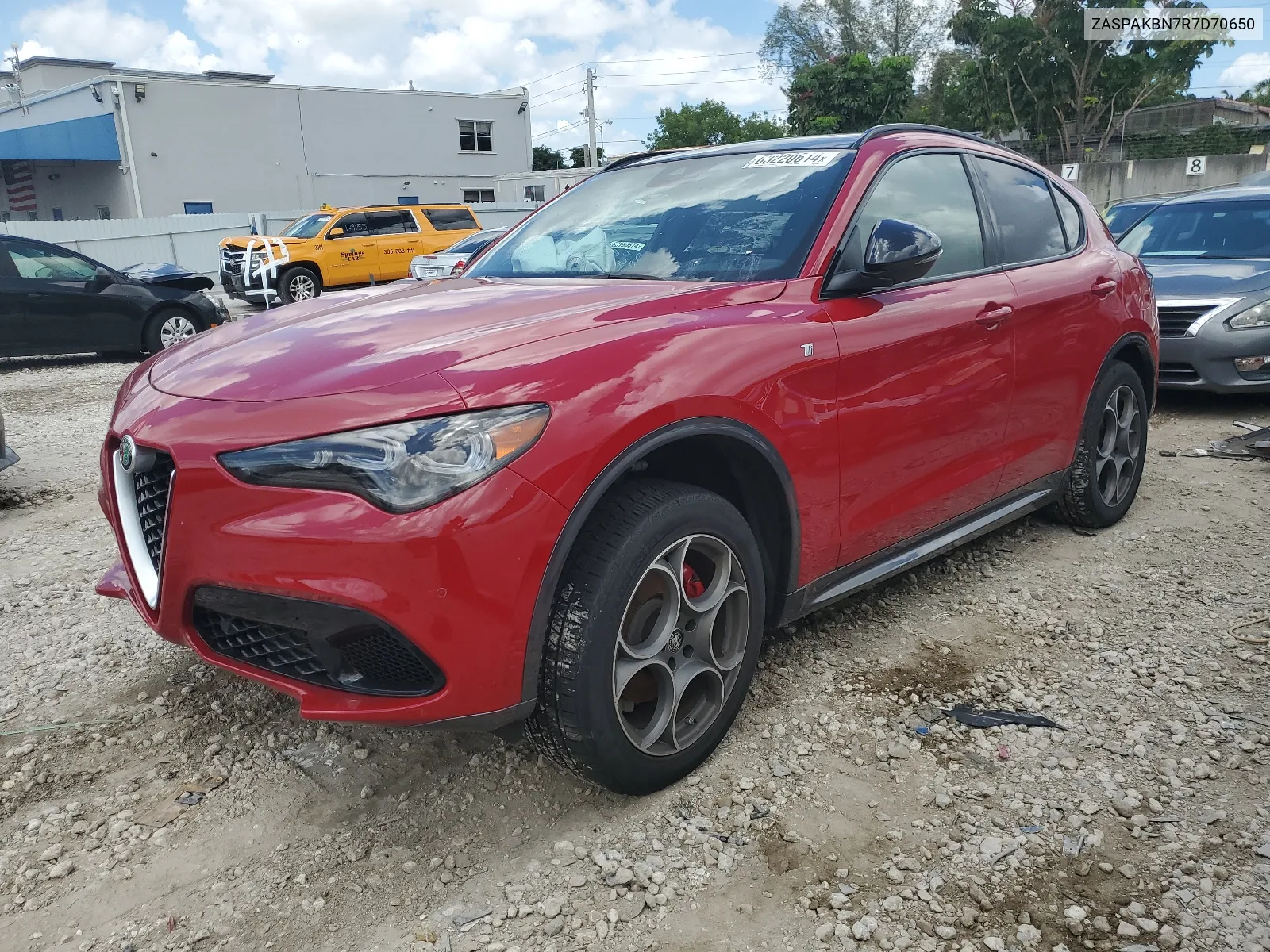 2024 Alfa Romeo Stelvio Ti VIN: ZASPAKBN7R7D70650 Lot: 63220614