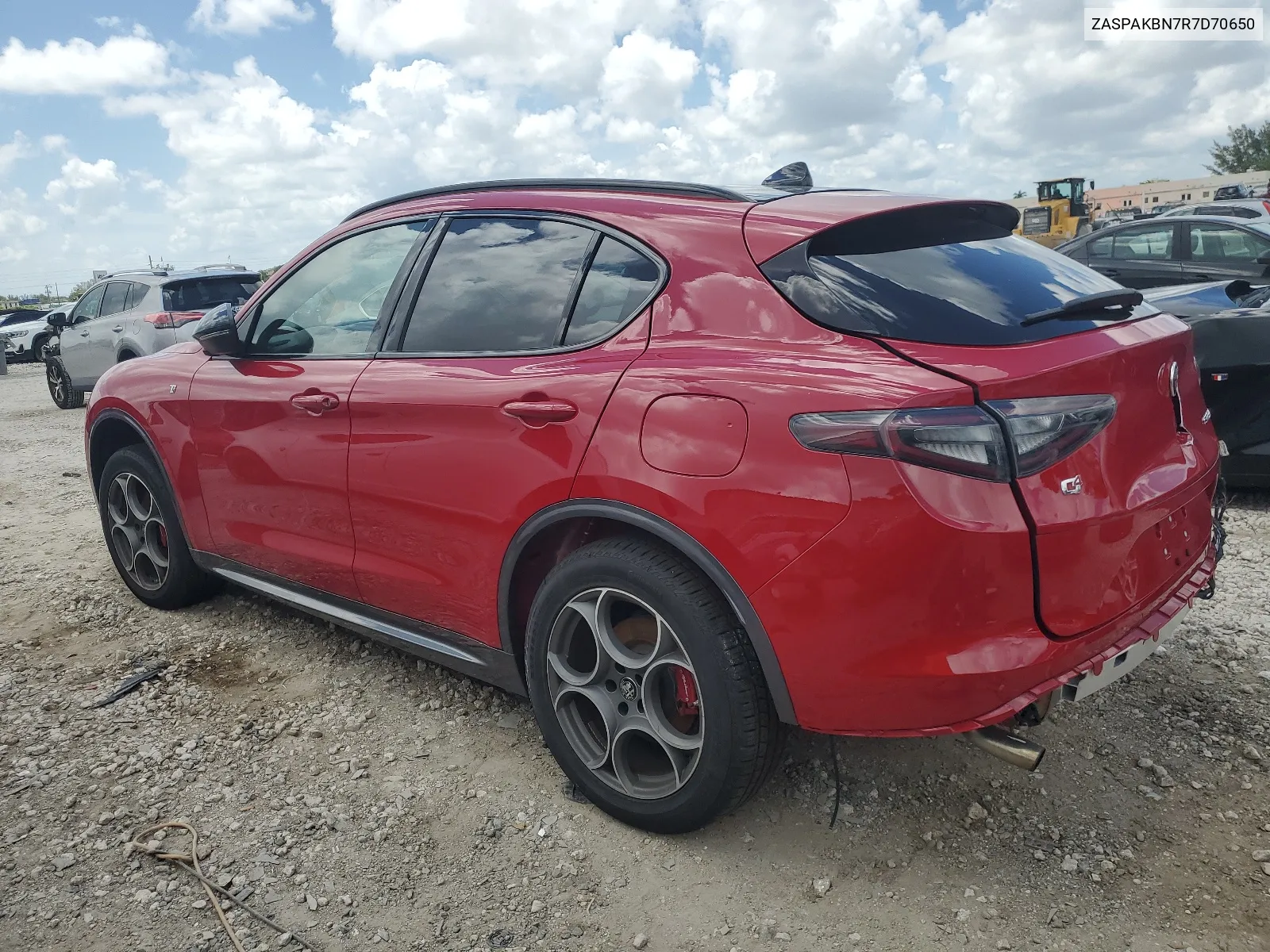 2024 Alfa Romeo Stelvio Ti VIN: ZASPAKBN7R7D70650 Lot: 63220614