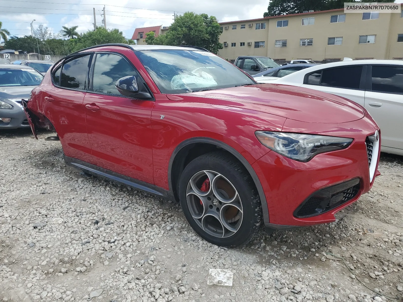 2024 Alfa Romeo Stelvio Ti VIN: ZASPAKBN7R7D70650 Lot: 63220614