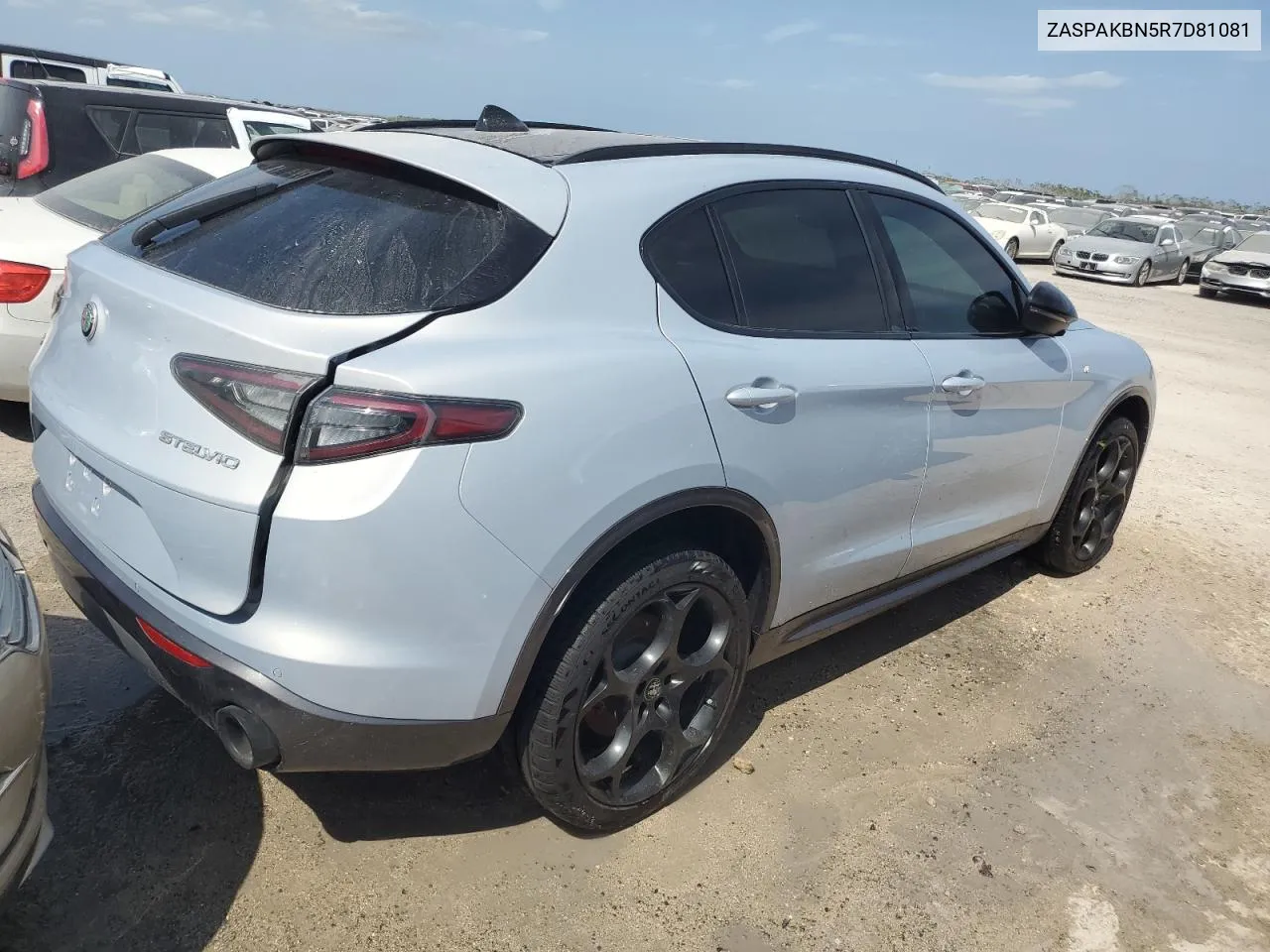 2024 Alfa Romeo Stelvio Ti VIN: ZASPAKBN5R7D81081 Lot: 74587934