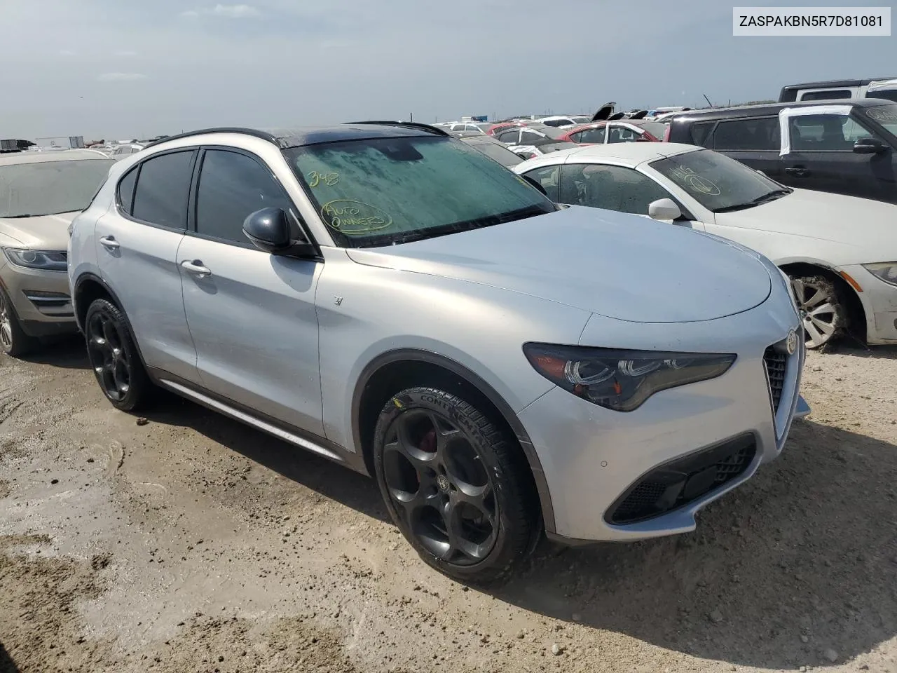 2024 Alfa Romeo Stelvio Ti VIN: ZASPAKBN5R7D81081 Lot: 74587934