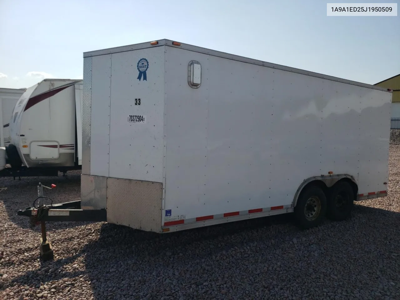 2018 American Motors Trailer VIN: 1A9A1ED25J1950509 Lot: 70372904