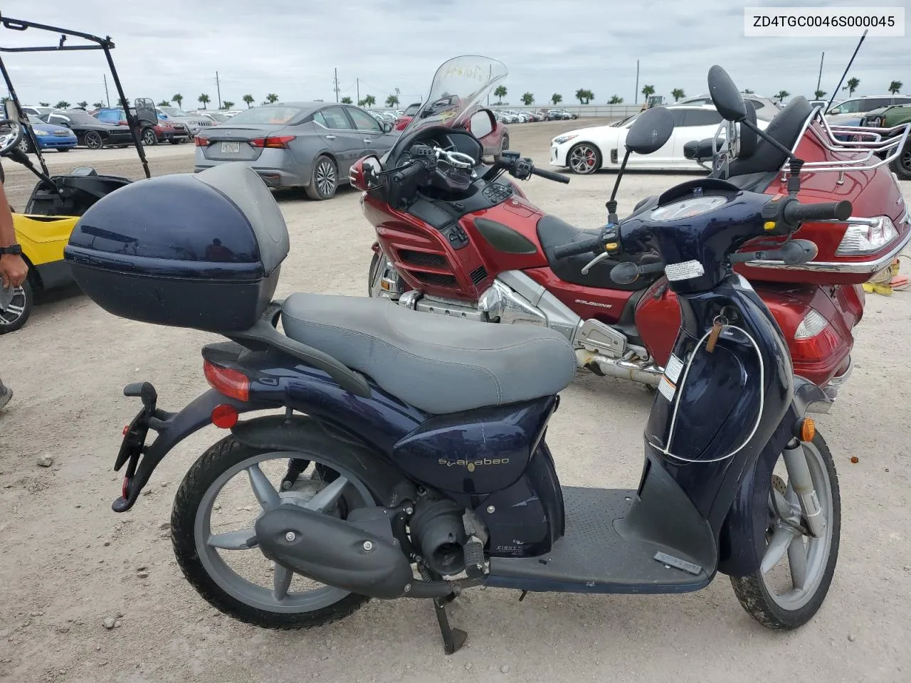 2006 Aprilia Scarabeo 50 VIN: ZD4TGC0046S000045 Lot: 76828424