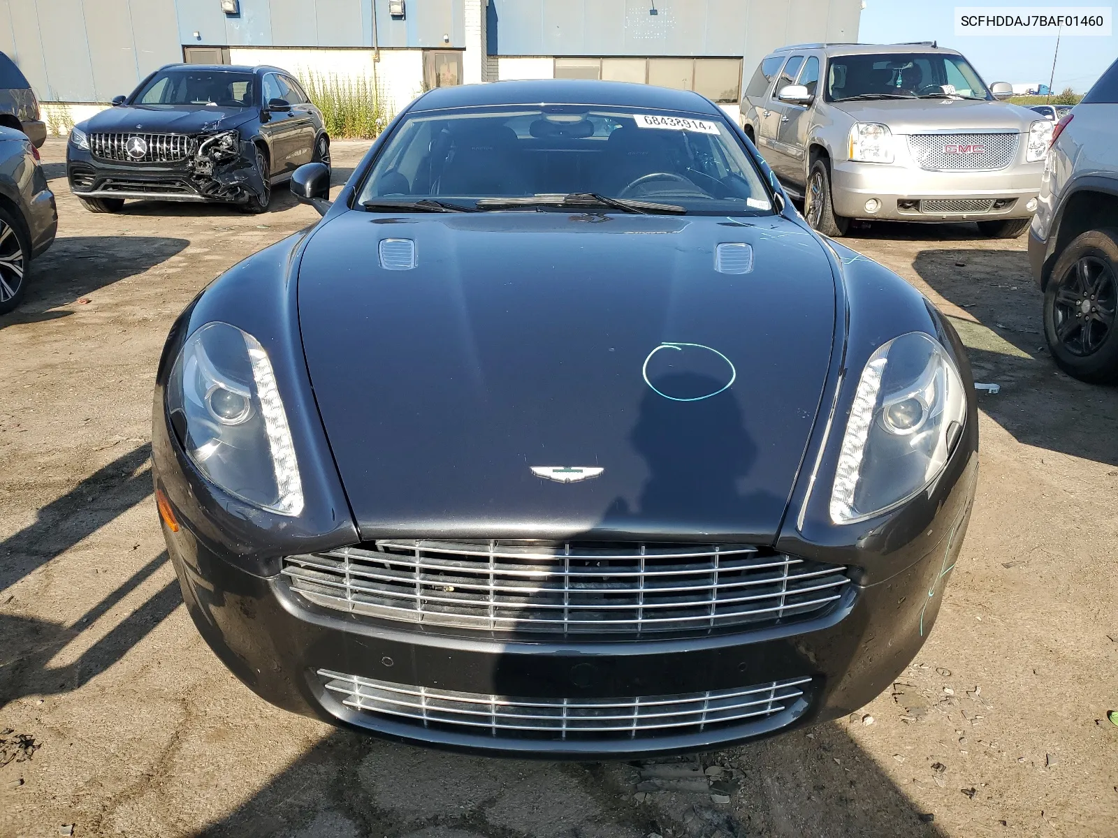 2011 Aston Martin Rapide VIN: SCFHDDAJ7BAF01460 Lot: 68438914