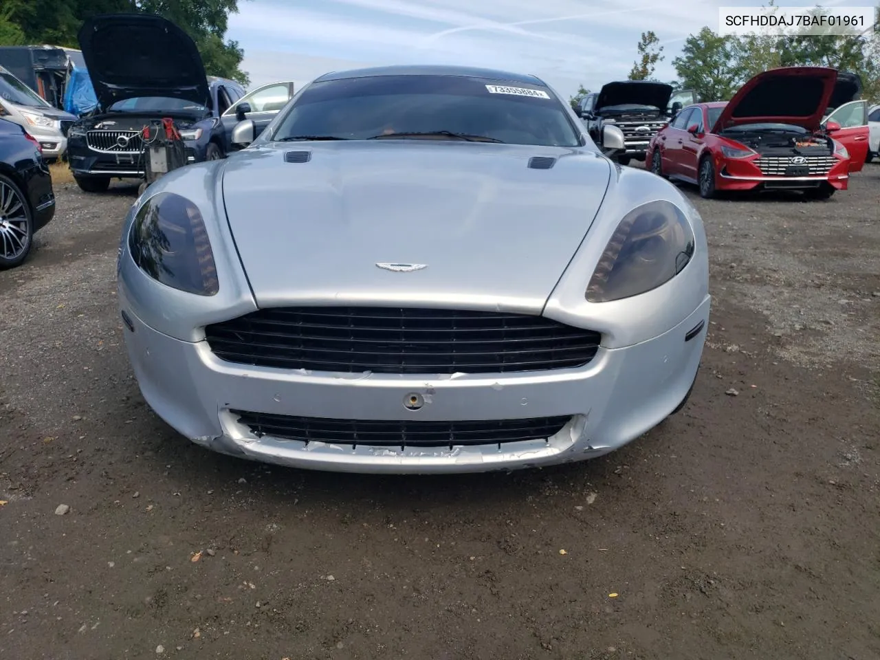 2011 Aston Martin Rapide VIN: SCFHDDAJ7BAF01961 Lot: 73355884