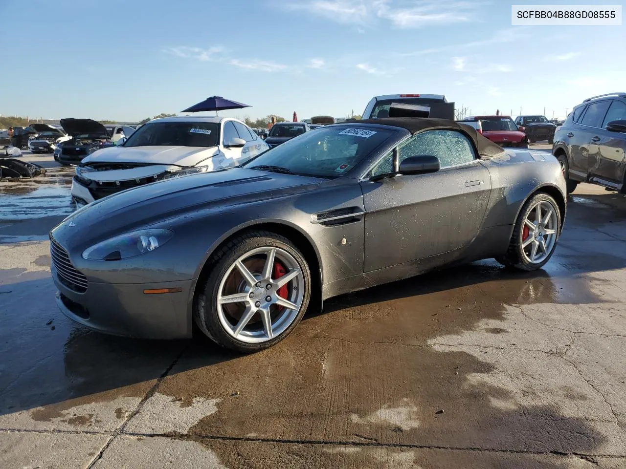 2008 Aston Martin V8 Vantage VIN: SCFBB04B88GD08555 Lot: 80562154