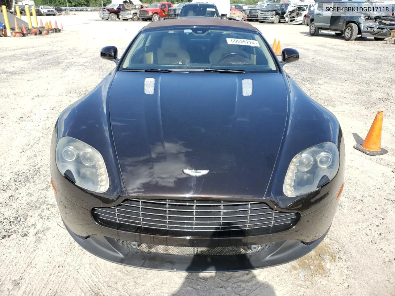 2013 Aston Martin V8 Vantage VIN: SCFEKBBK1DGD17118 Lot: 60636224